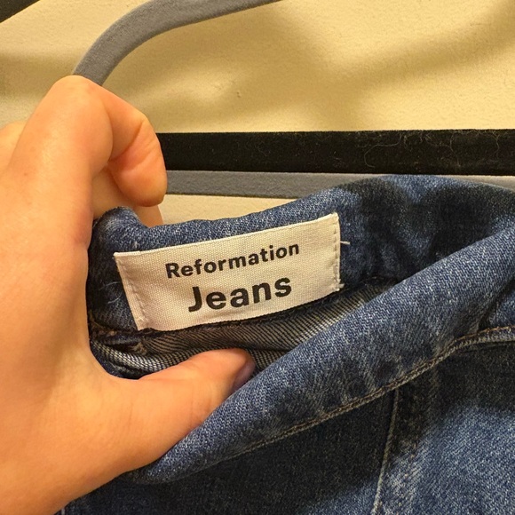 Reformation Denim Mini Dress - Picture 4 of 6